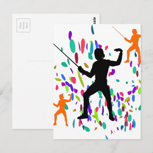 FENCING BRIEFKAART (Voorkant / Achterkant)