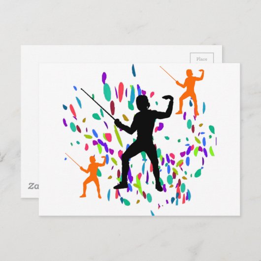 FENCING BRIEFKAART (Voorkant / Achterkant)