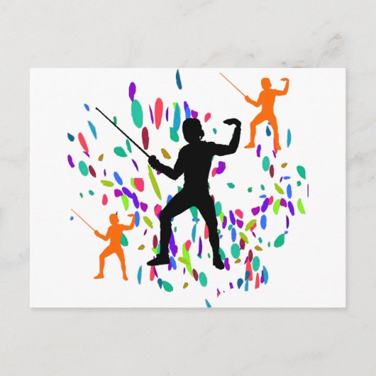 FENCING BRIEFKAART (Voorkant)