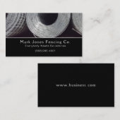 Fencing Company Service Visitekaartje (Voorkant / Achterkant)