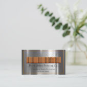 Fencing Company Service Visitekaartje (Staand voorkant)