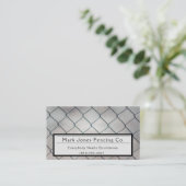 Fencing Company Service Visitekaartje (Staand voorkant)