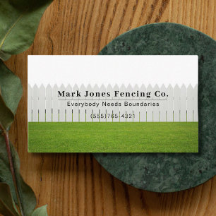 Fencing Company Service Visitekaartje