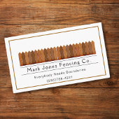 Fencing Company Service Visitekaartje