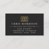 Fencing Contractor Visitekaartje (Voorkant)