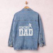 Fencing Dad Epee Denim Jacket (Hangar)
