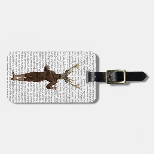 Fencing Deer volledig Bagagelabel (Voorkant horizontaal)