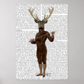 Fencing Deer volledig Poster (Voorkant)