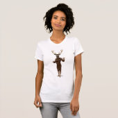 Fencing Deer volledig T-shirt (Voorkant volledig)