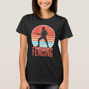 Fencing Fencers Sport Szwaardplay Athleten T-shirt