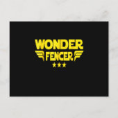 Fencing Gift | I Always Win All Match Aankondigingskaart (Voorkant)