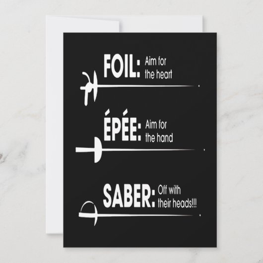 Fencing Gift | I Always Win All Match Feestdagenkaart (Voorkant)