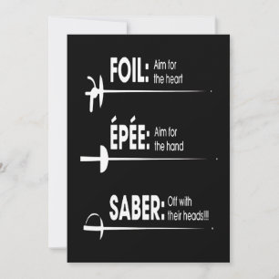 Fencing Gift   I Always Win All Match Feestdagenkaart