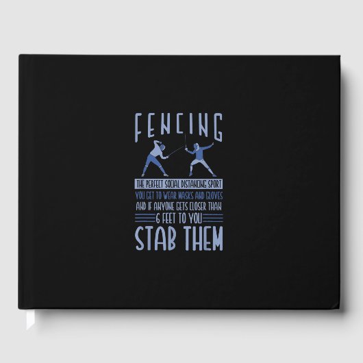 Fencing Gift | I Always Win All Match Gastenboek (Voorkant)
