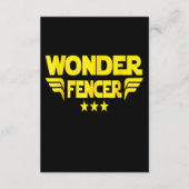 Fencing Gift | I Always Win All Match Informatiekaartje (Voorkant)