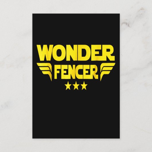 Fencing Gift | I Always Win All Match Informatiekaartje (Voorkant)