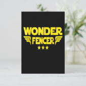 Fencing Gift | I Always Win All Match Informatiekaartje (Staand voorkant)