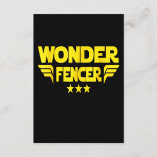 Fencing Gift   I Always Win All Match Informatiekaartje