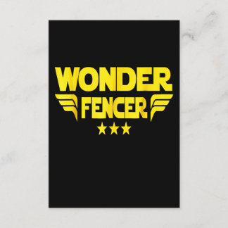 Fencing Gift | I Always Win All Match Informatiekaartje