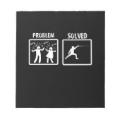 Fencing Gift | I Always Win All Match Notitieblok (Voorkant)