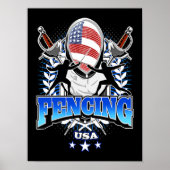 Fencing Gift | I Always Win All Match Poster (Voorkant)