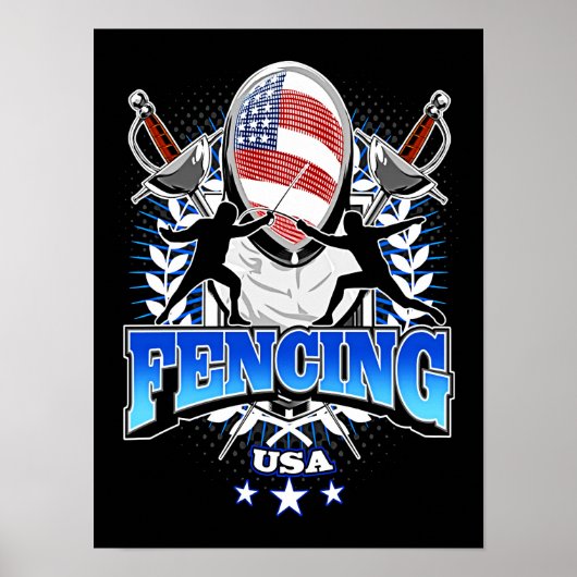 Fencing Gift | I Always Win All Match Poster (Voorkant)