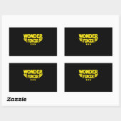 Fencing Gift | I Always Win All Match Rechthoekige Sticker (Vel)