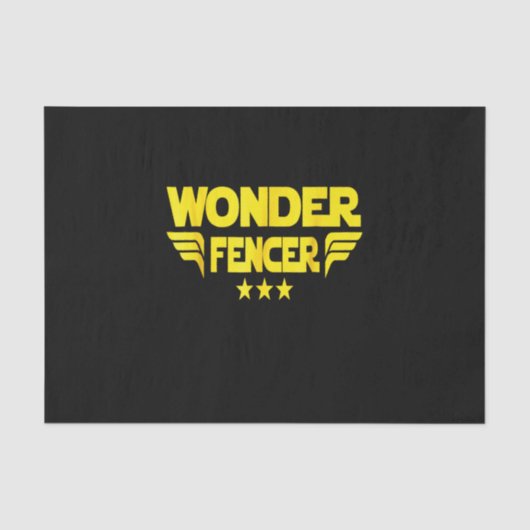 Fencing Gift | I Always Win All Match Tissuepapier (Voorkant)