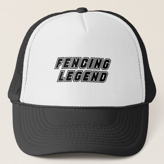 Fencing Legend Trucker Pet (Voorkant)