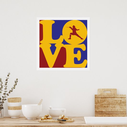 Fencing Love Poster (Keuken)