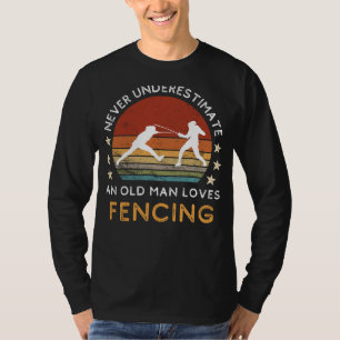 Fencing Love T-shirt: En garde met ervaring T-shirt