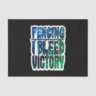 Fencing Lover | Omheining I Bleed Victory Tissuepapier