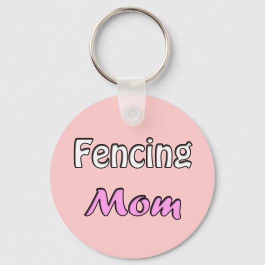 Fencing Mam Sleutelhanger (Voorkant)
