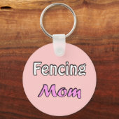 Fencing Mam Sleutelhanger (Voorkant)