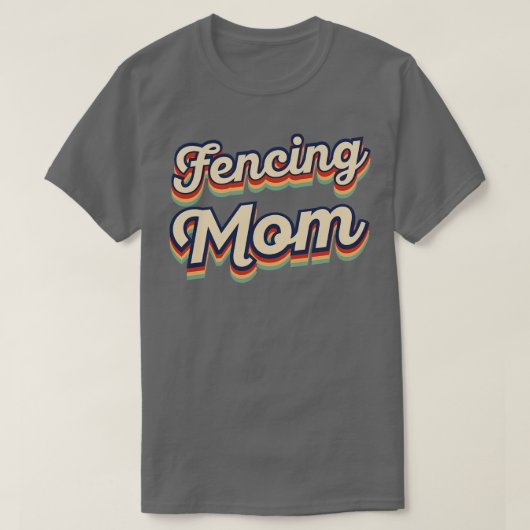 Fencing Mam T-shirt (Design voorkant)