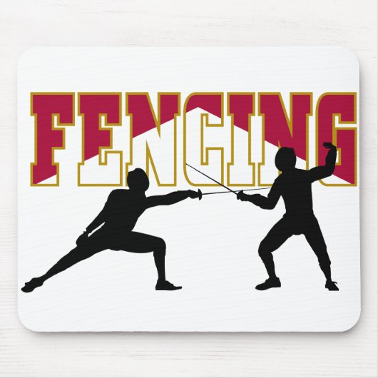 Fencing Match Muismat (Voorkant)