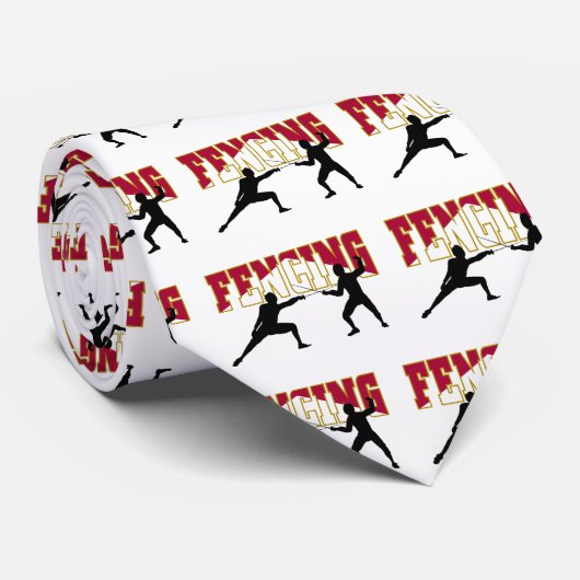 Fencing Match Stropdas (Opgerold)