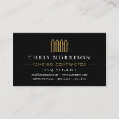 Fencing Residential and Commercial  Visitekaartje (Voorkant)