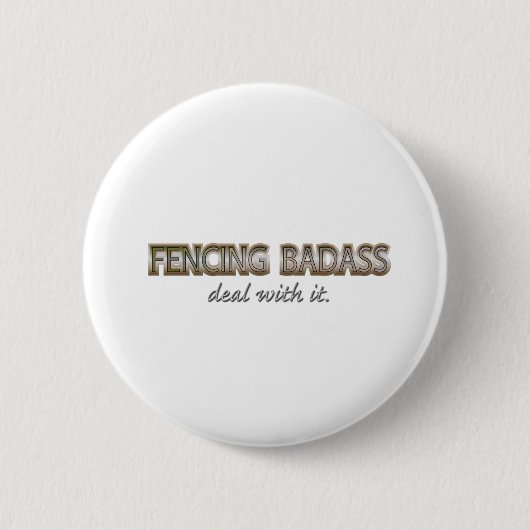 FENCING RONDE BUTTON 5,7 CM (Voorkant)