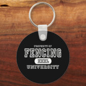 Fencing Univeristy Dark Sleutelhanger (Voorkant)