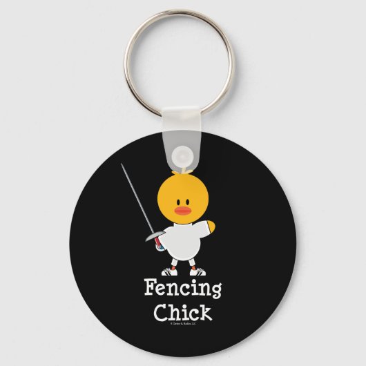 FencingChick Sleutelhanger (Voorkant)