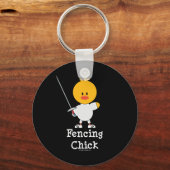 FencingChick Sleutelhanger (Voorkant)