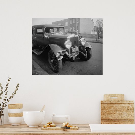 Fender Bender, jaren 20. Poster (Keuken)