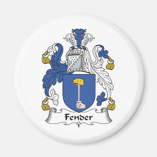 Fender Family Crest Magneet (Voorkant)