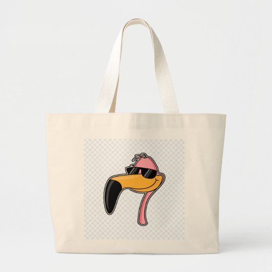 Fender Flamingo Grote Tote Bag (Voorkant)