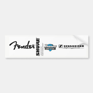 Fender shure Ibanez Bumper Sticker