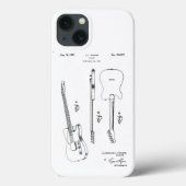 Fender telecaster gitaar patent Case-Mate iPhone case (Achterkant)