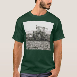 Fendt Tractor die in de Surrey Hills in het Vereni T-shirt