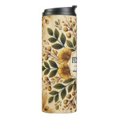 Fenegriek Tea Design AI kunst Thermosbeker (Gedraaid links)