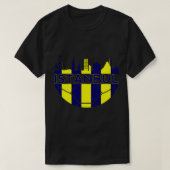 Fenerbahce, wijk Istanbul Turkije skyline voor T-shirt (Design voorkant)